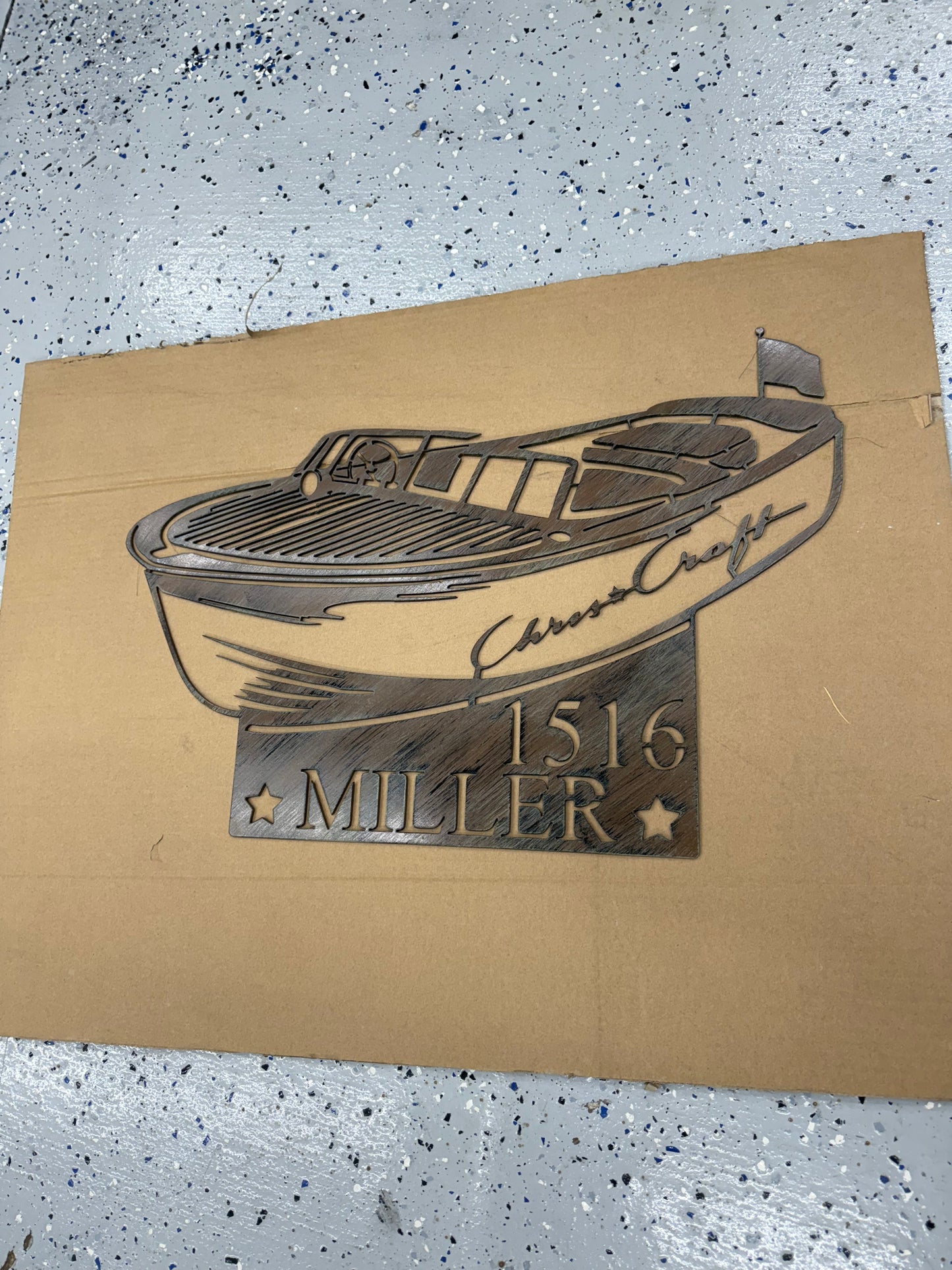 custom signs 1/8th inch steel