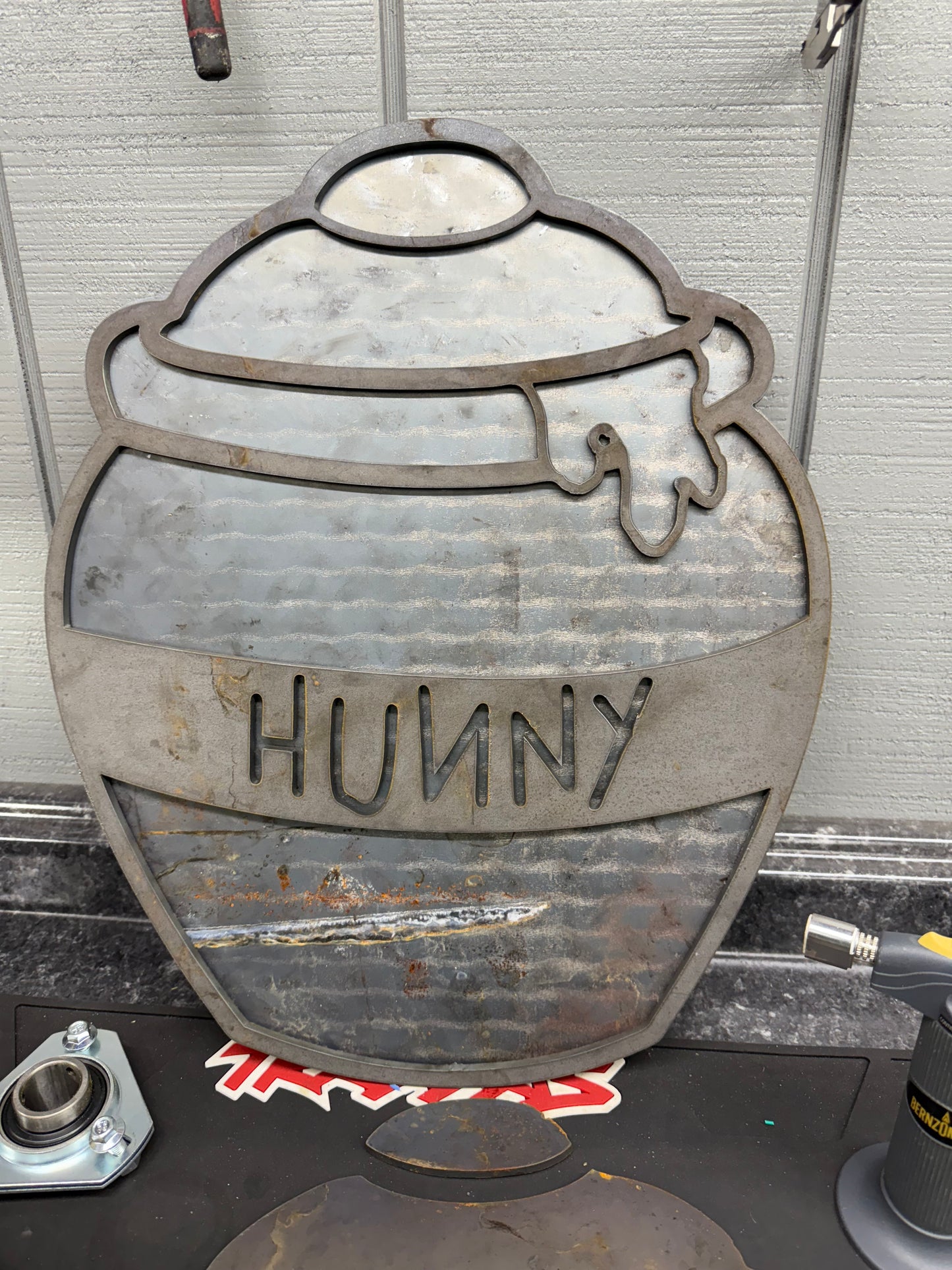 custom signs 1/8th inch steel