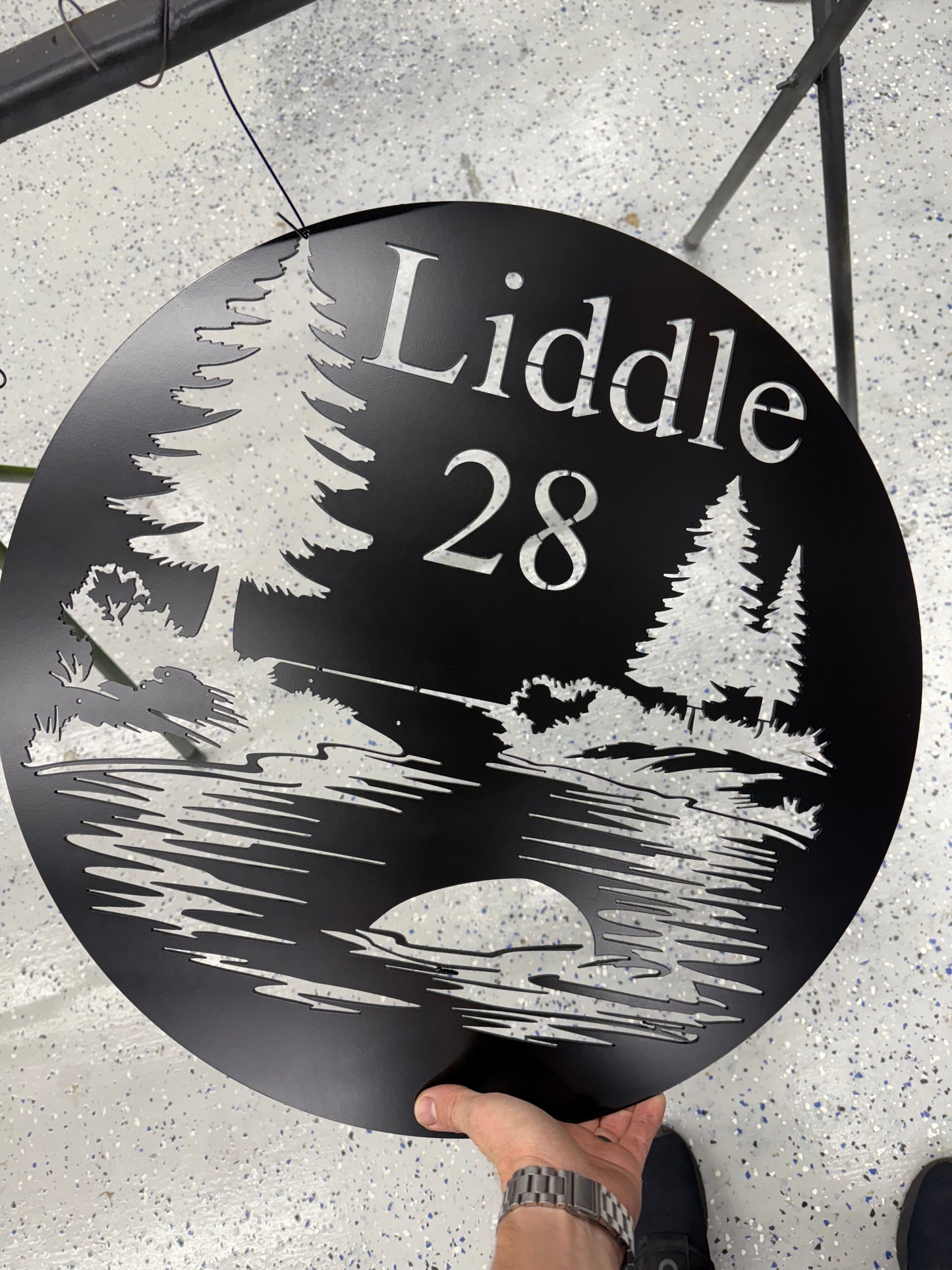 custom signs 1/8th inch steel