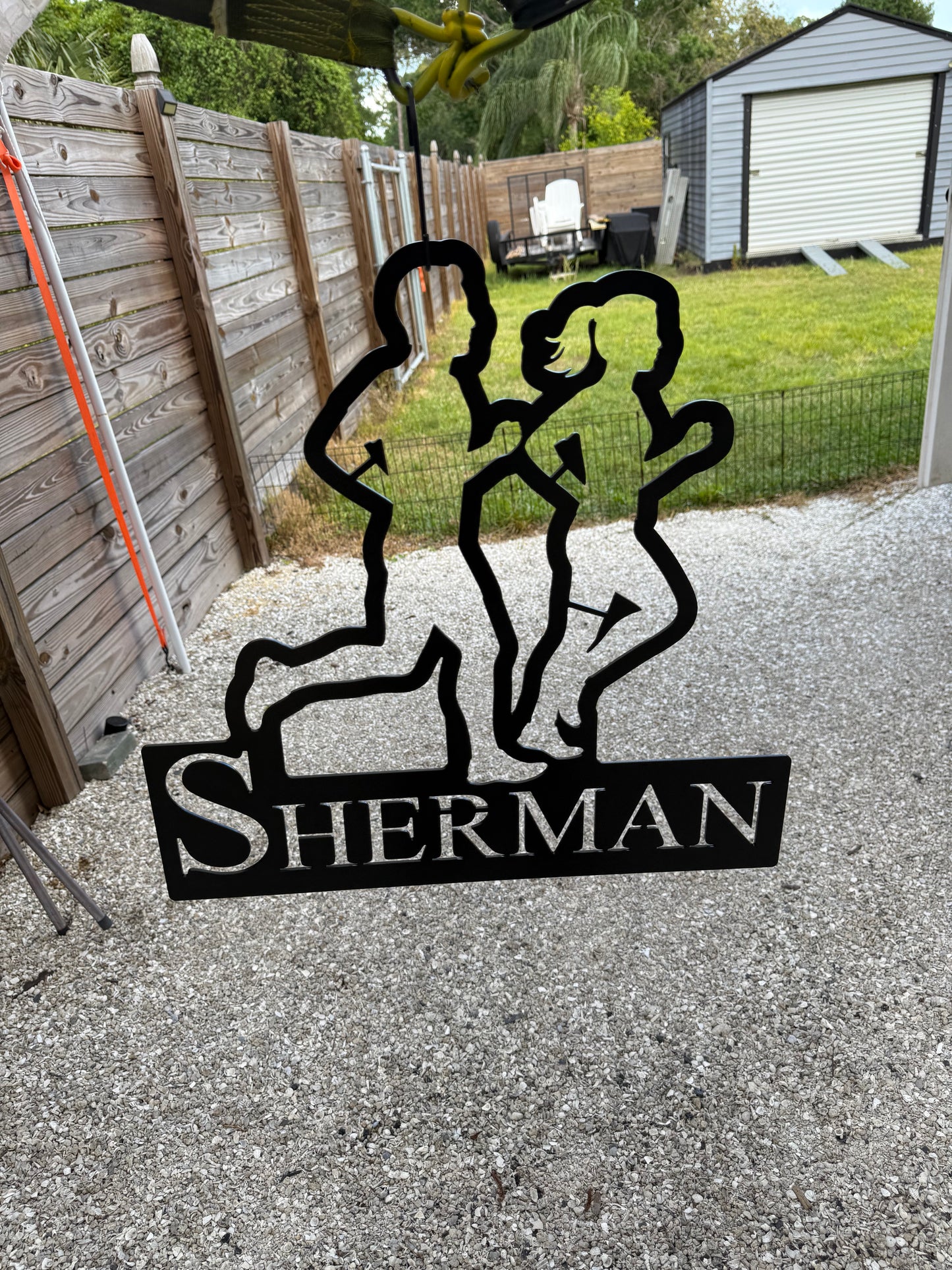 custom signs 1/8th inch steel