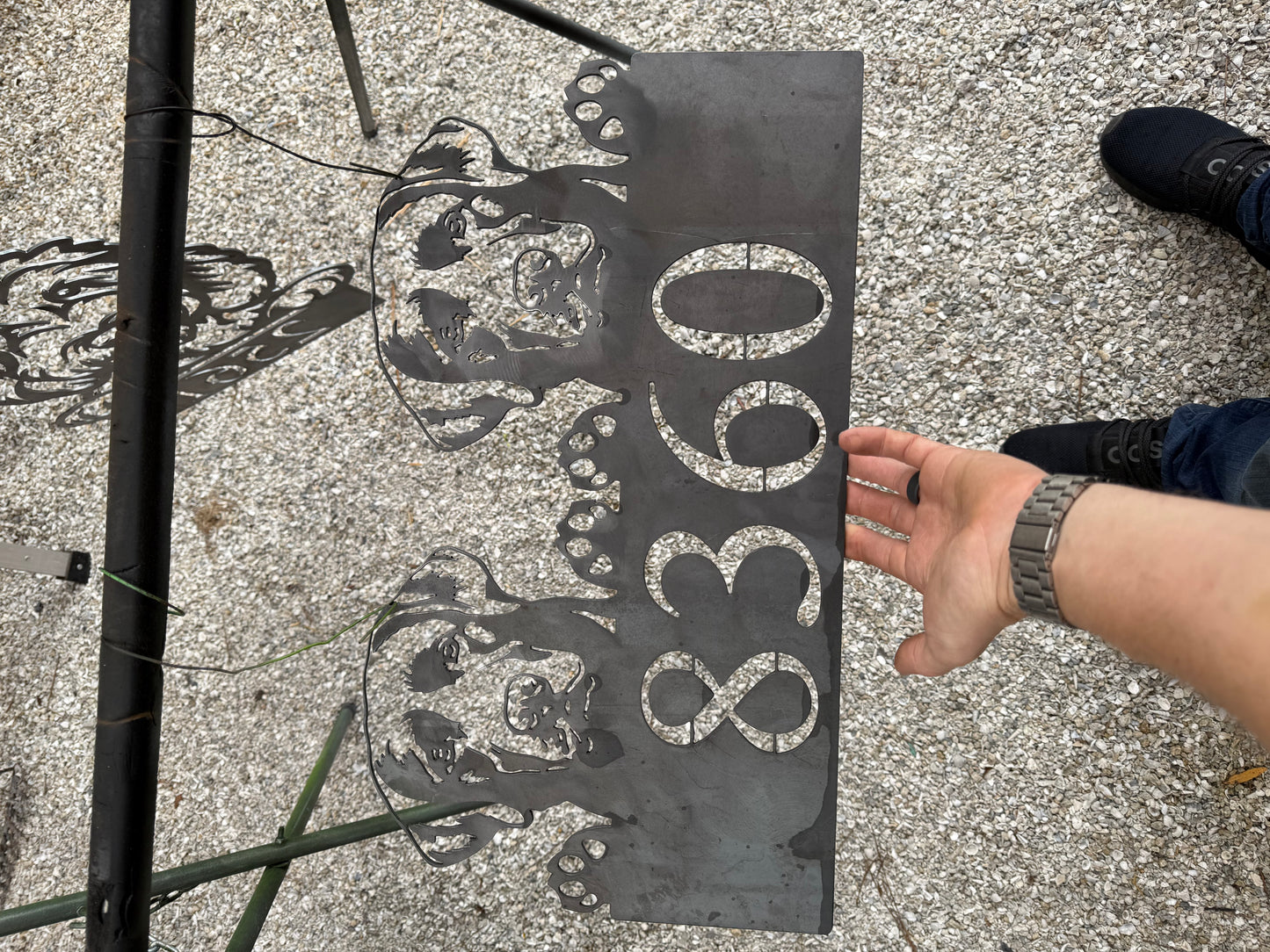 custom signs 1/8th inch steel