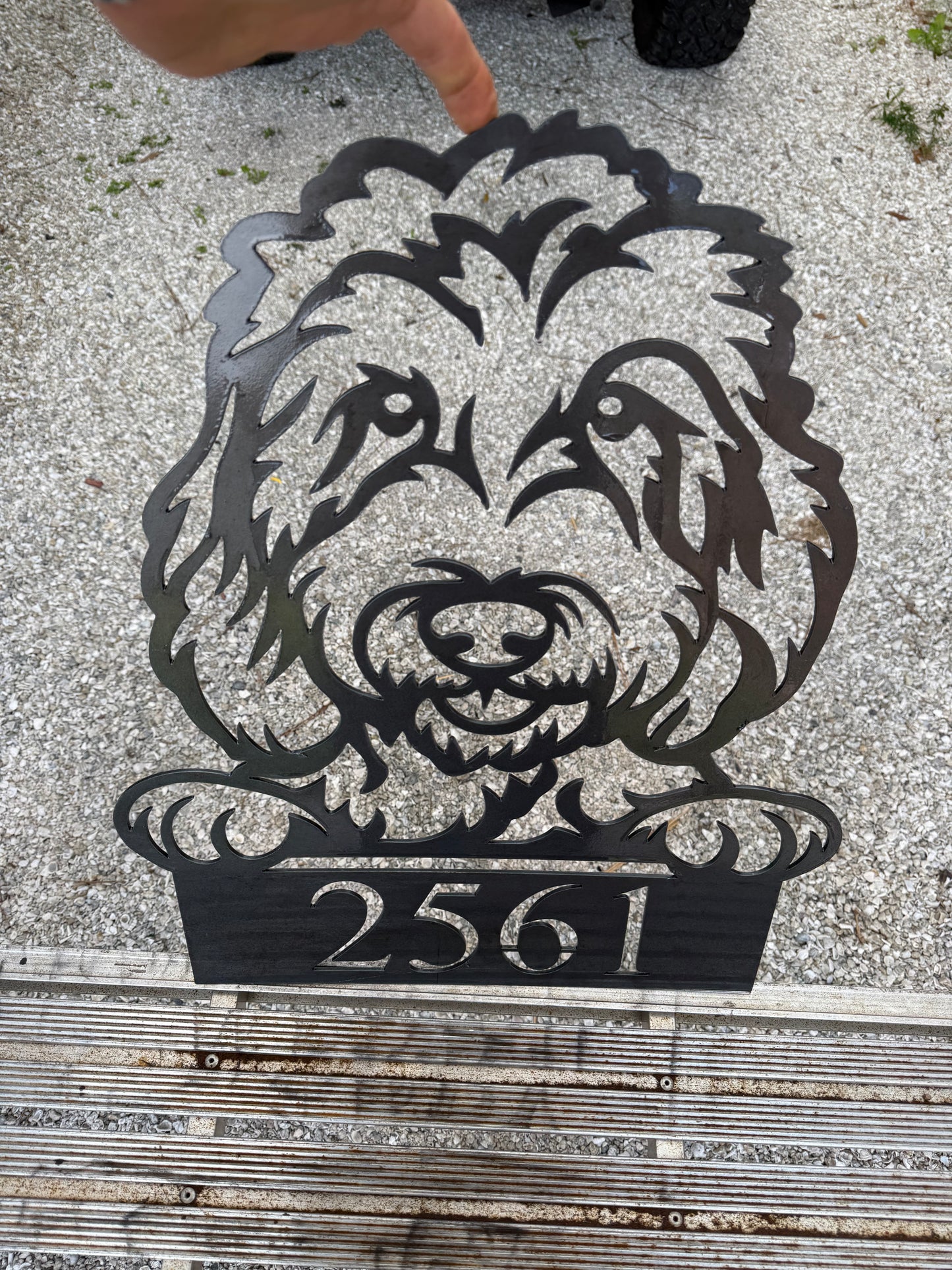 custom signs 1/8th inch steel