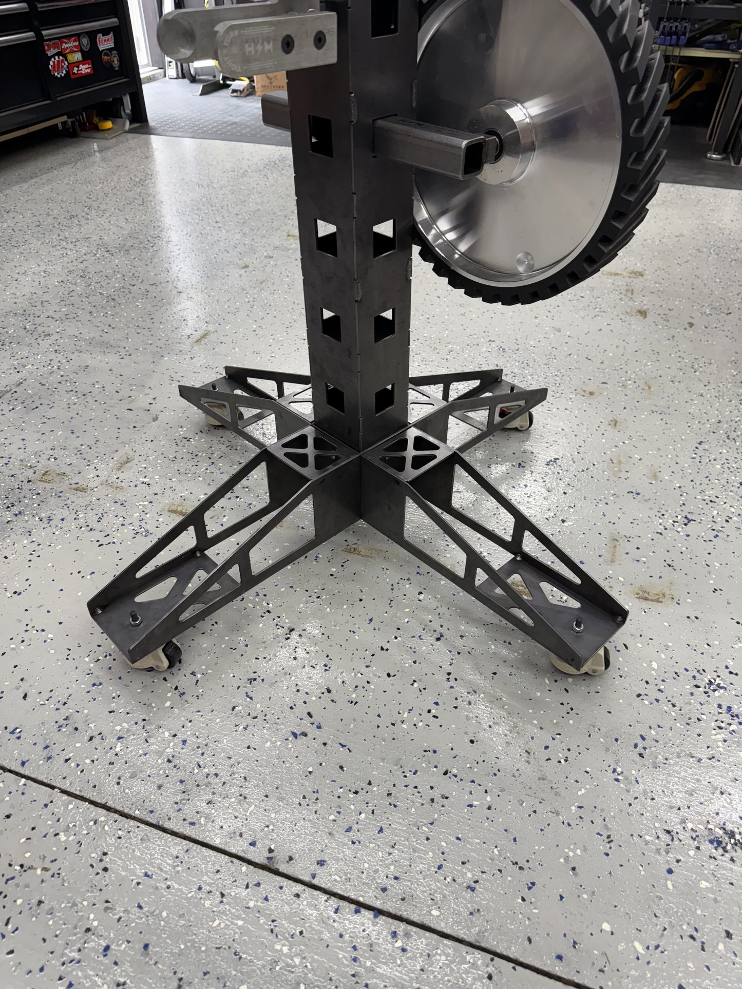 Belt grinder pedestal stand
