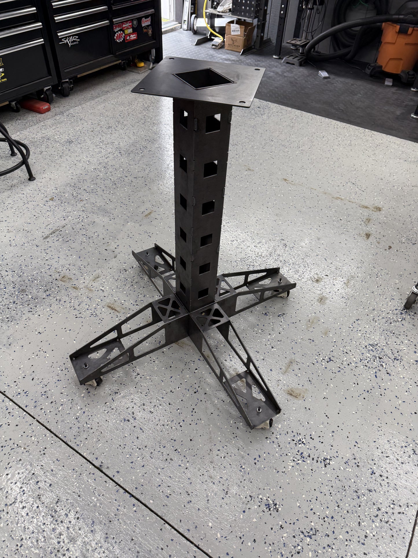 Belt grinder pedestal stand