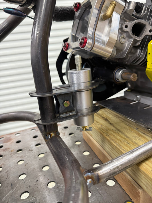 catch can mount clamp on