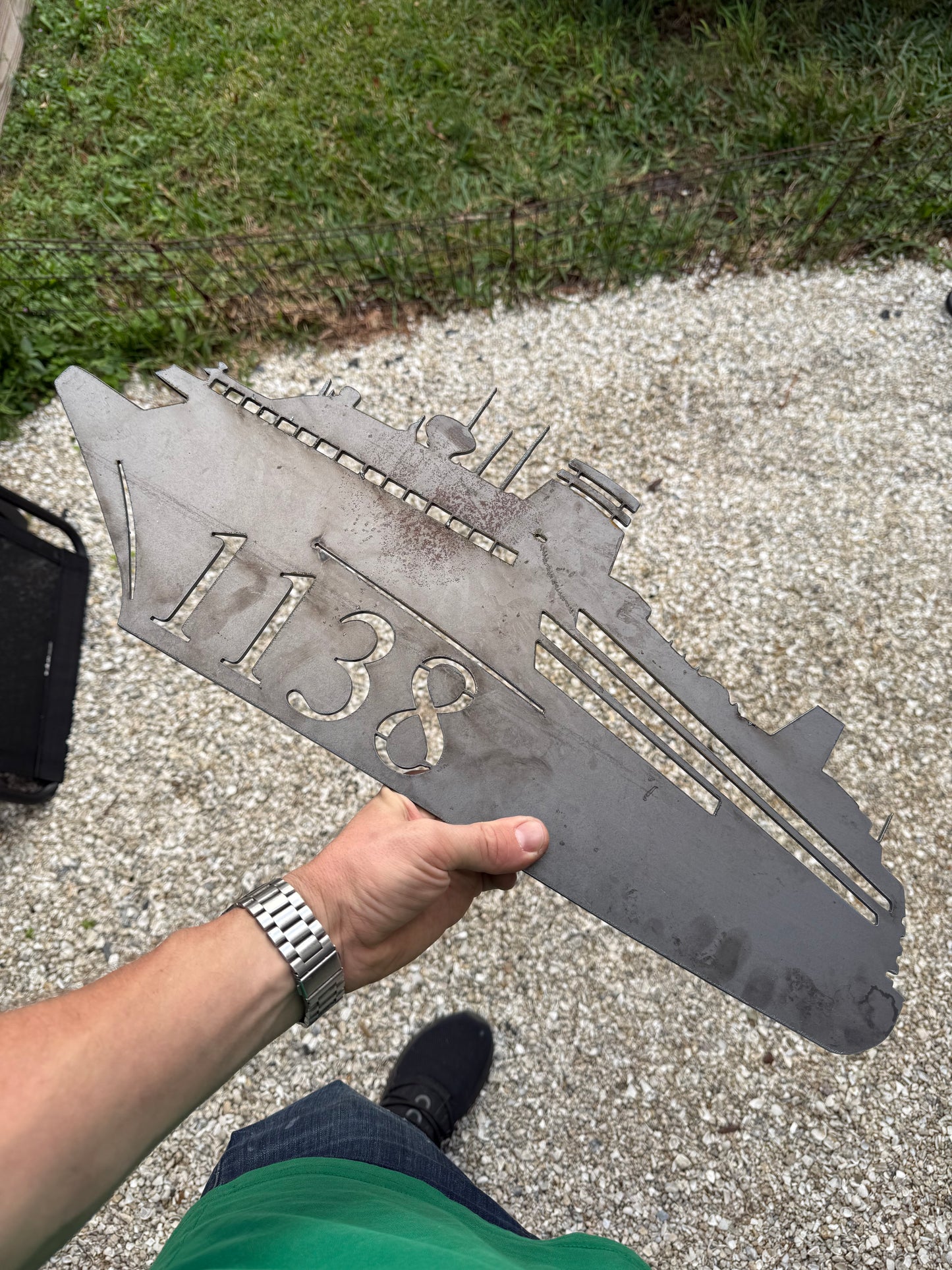 custom signs 1/8th inch steel